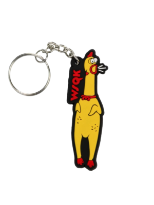 Screaming Rubber Chicken Keychain