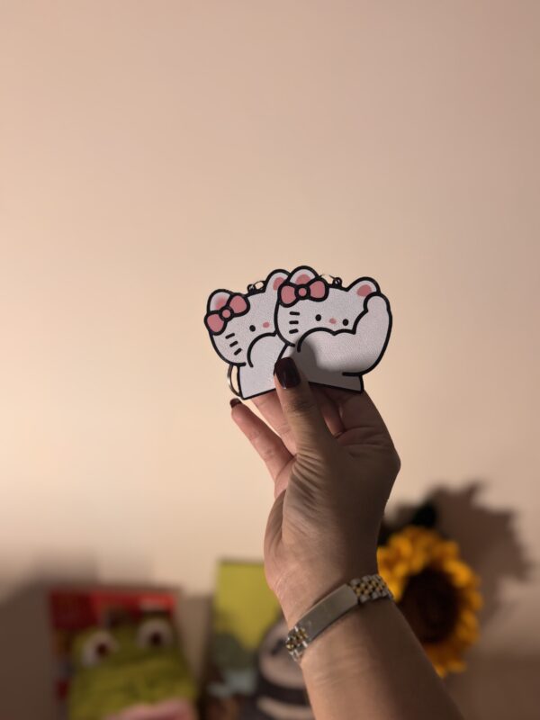 IMG_6032 Gym Bro Kitty Keychain