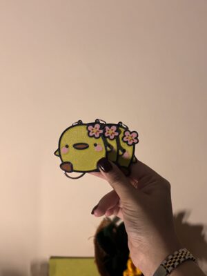 IMG_6055 Fluffy Chick Keychain