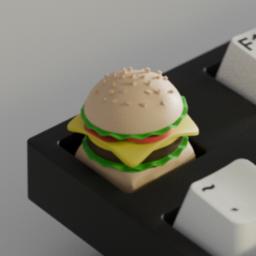 Baby Burger Keycap