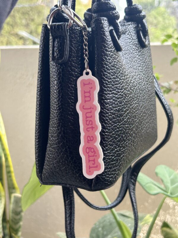 img_1750 I’m just a girl keychain