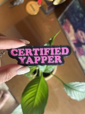 Certified Yapper keychain
