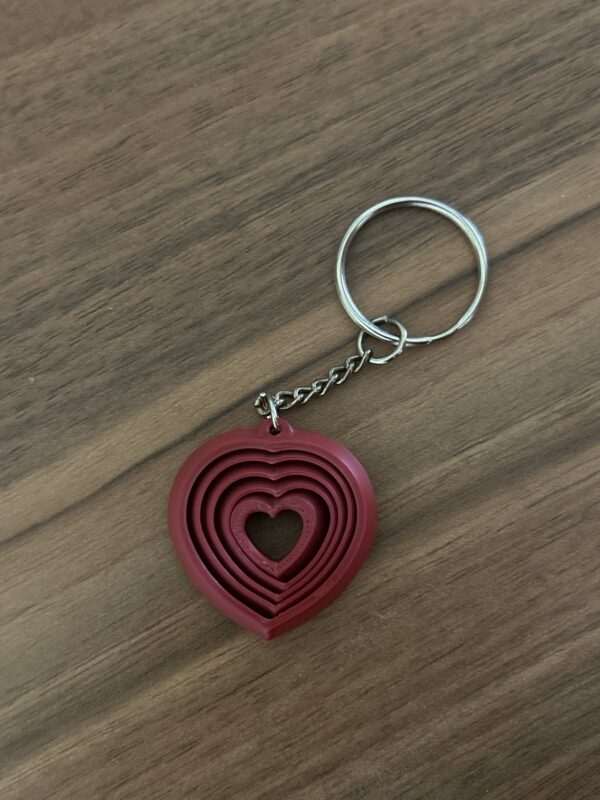 Endless Heart Loop Keychain