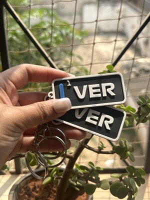 Verstappen Race Tag Keychain