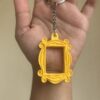 Friends yellow frame keychain