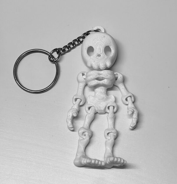 Spooky Skeleton Keychain