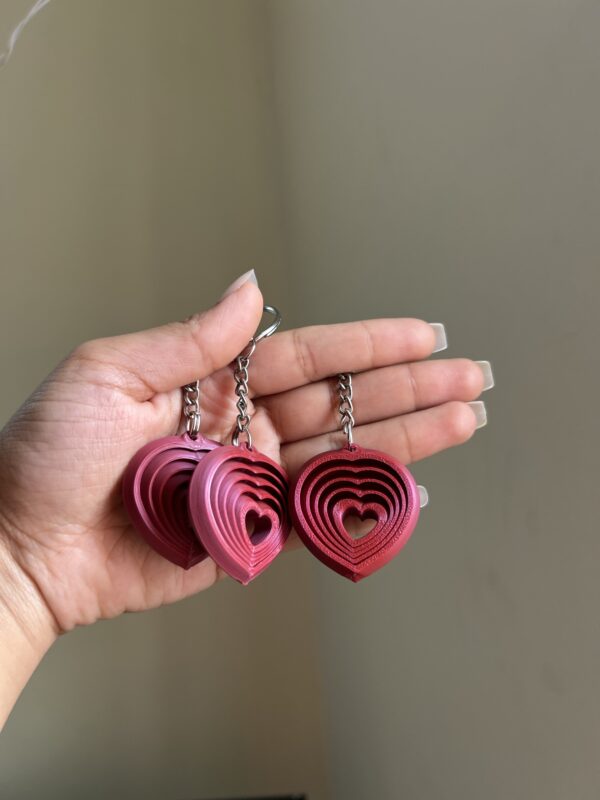 Endless Heart Loop Keychain