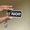 Norris Race Tag Keychain