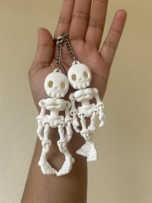 Spooky Skeleton Keychain
