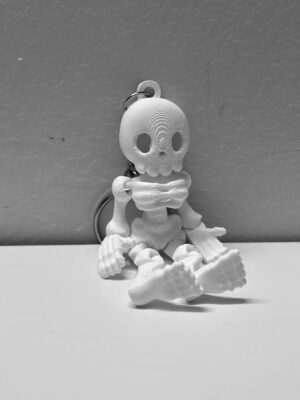 Spooky Skeleton Keychain