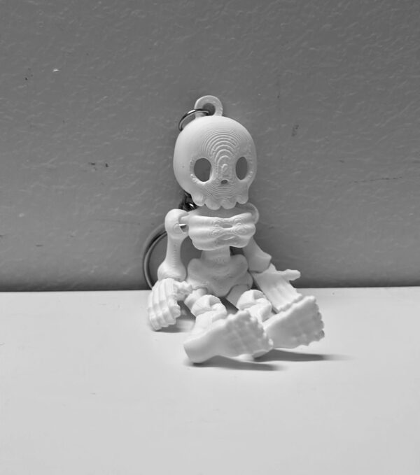 Spooky Skeleton Keychain